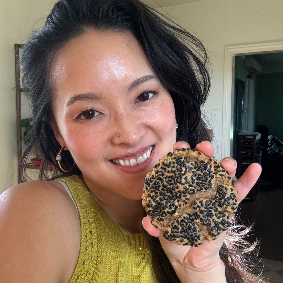 Sesame Peanut Butter Cookies