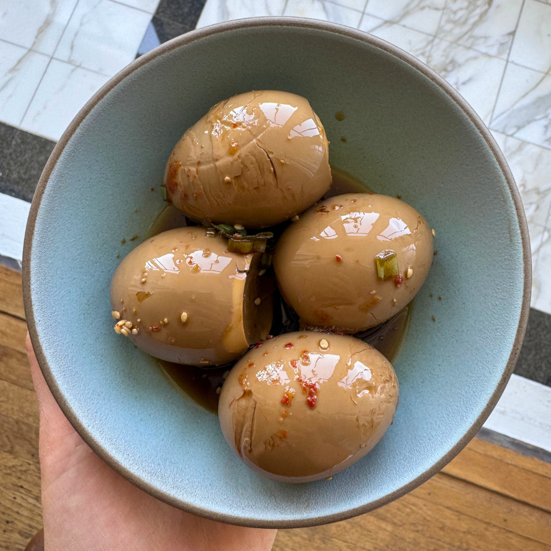 Korean Marinated Quail Eggs